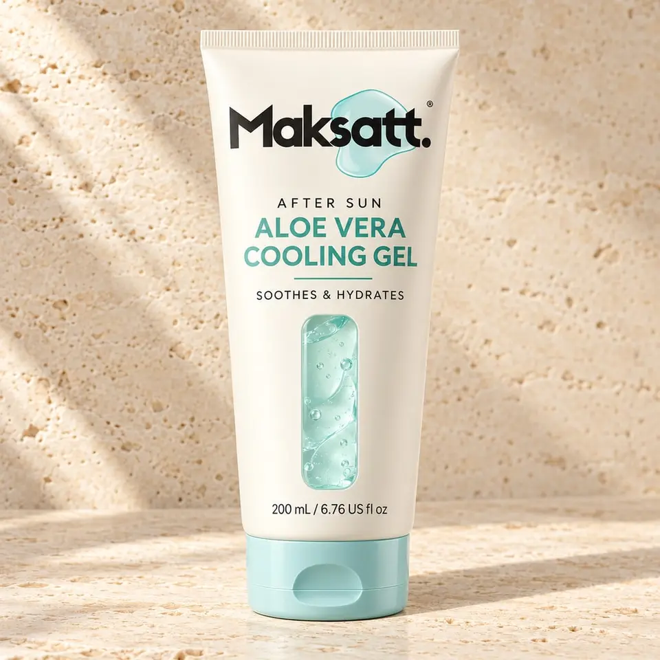 After Sun Aloe Vera Cooling Gel — digital packaging concept, view 1 of 3