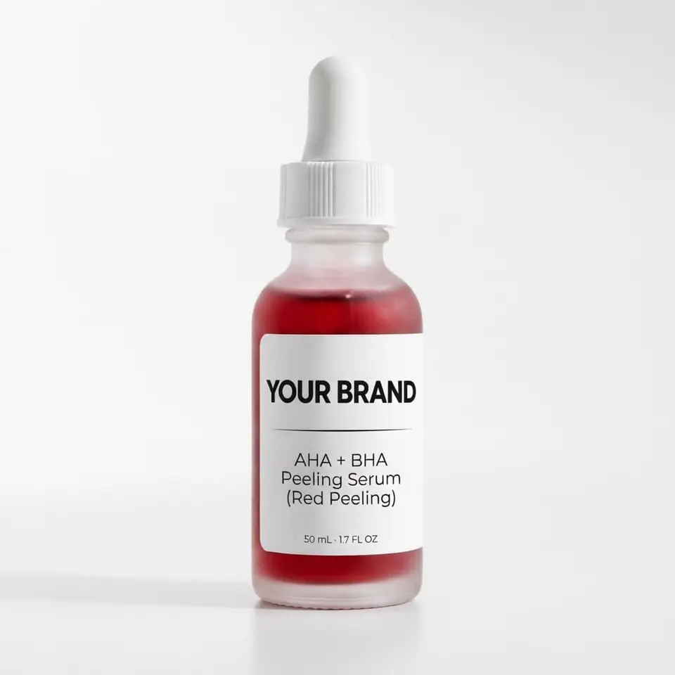 AHA + BHA Peeling Serum (Red Peeling) — your brand — private-label concept, view 1 of 3