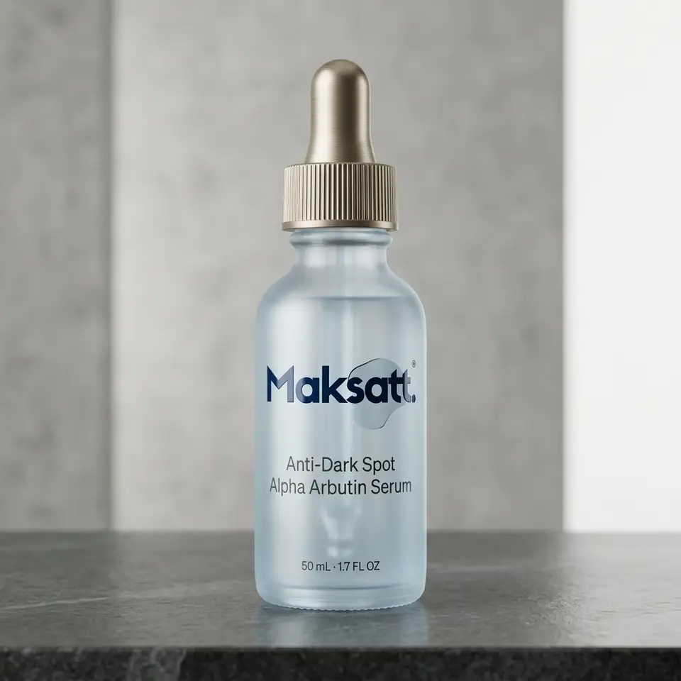 Anti-Dark Spot Alpha Arbutin Serum — digital packaging concept, view 1 of 3