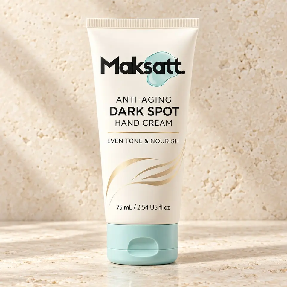 Anti-Aging Dark Spot Hand Cream — digital packaging concept, view 1 of 3