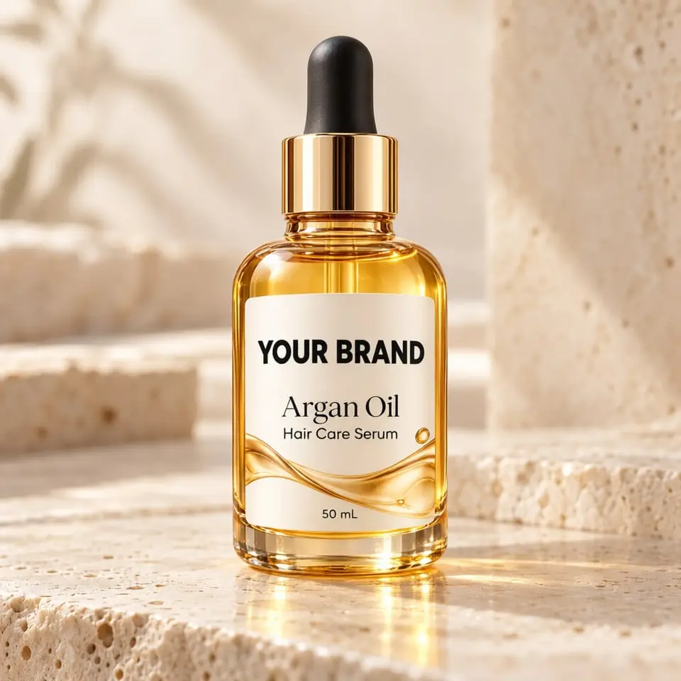 Argan Oil Hair Care Serum — your brand — private-label concept, view 1 of 3