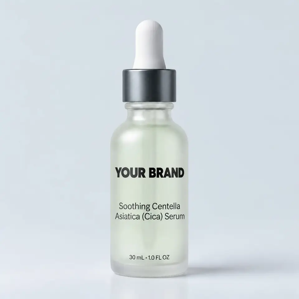 Soothing Centella Asiatica (Cica) Serum — your brand — private-label concept, view 1 of 3