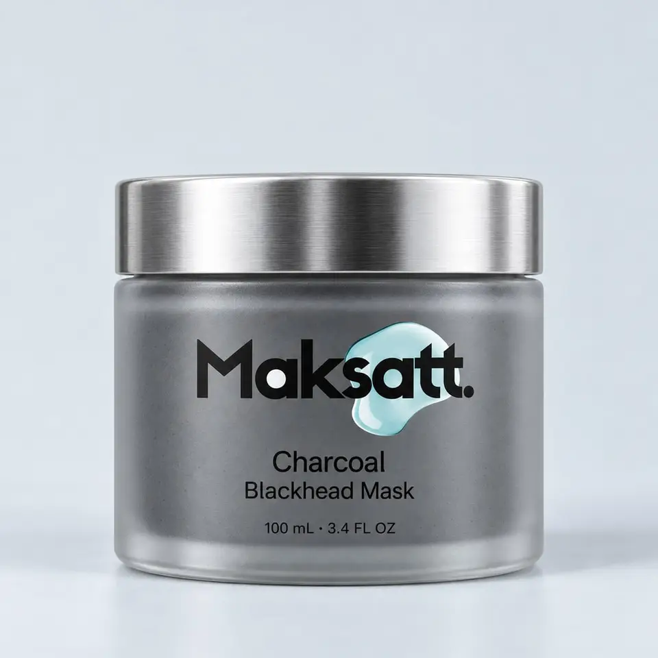 Charcoal Blackhead Mask — digital packaging concept, view 1 of 3