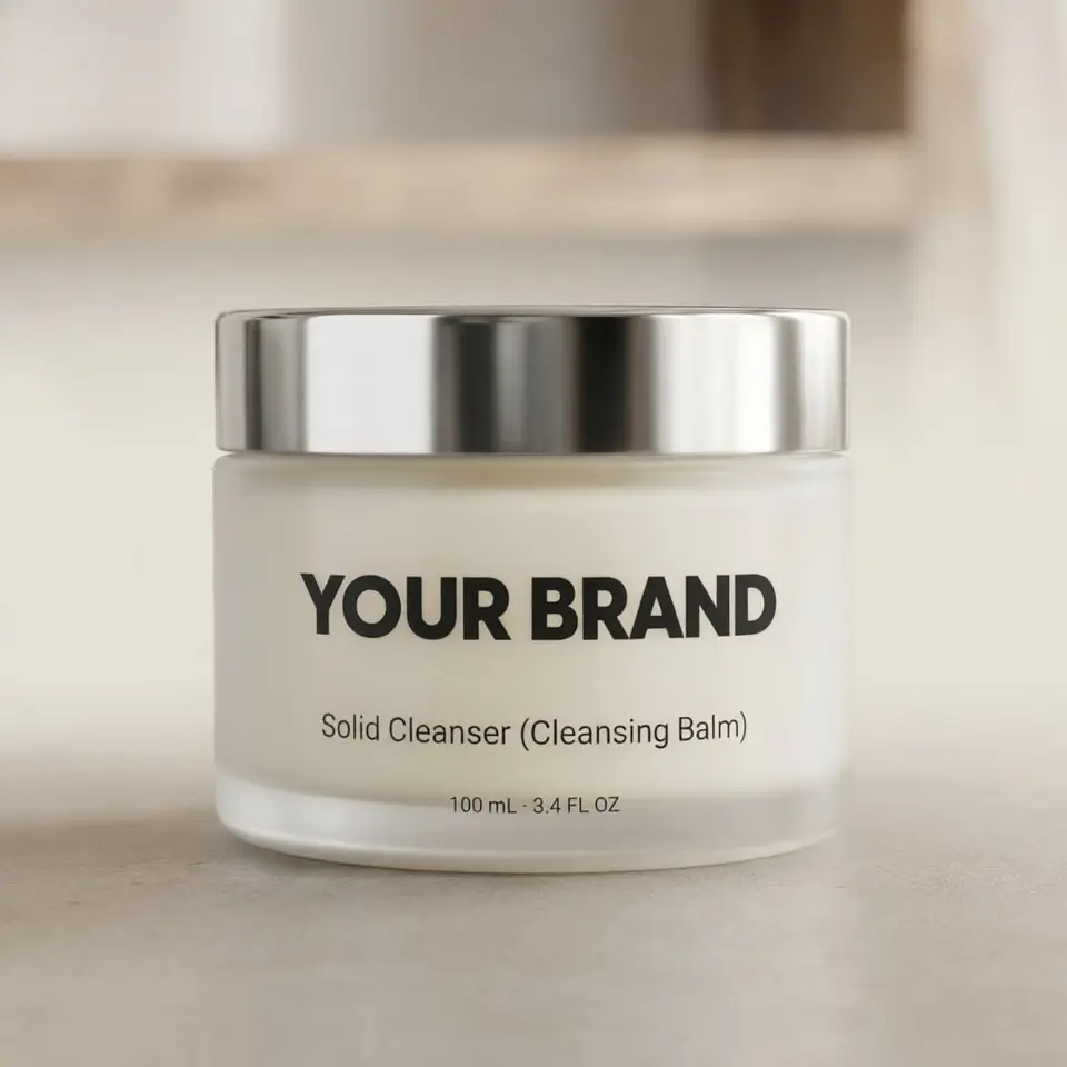 Solid Cleanser (Cleansing Balm) — your brand — private-label concept, view 1 of 3