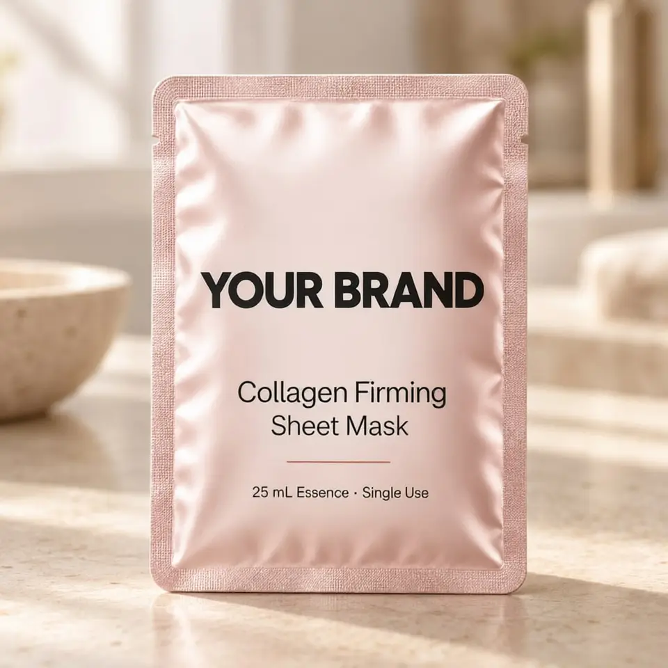 Collagen Firming Sheet Mask — your brand — private-label concept, view 1 of 3