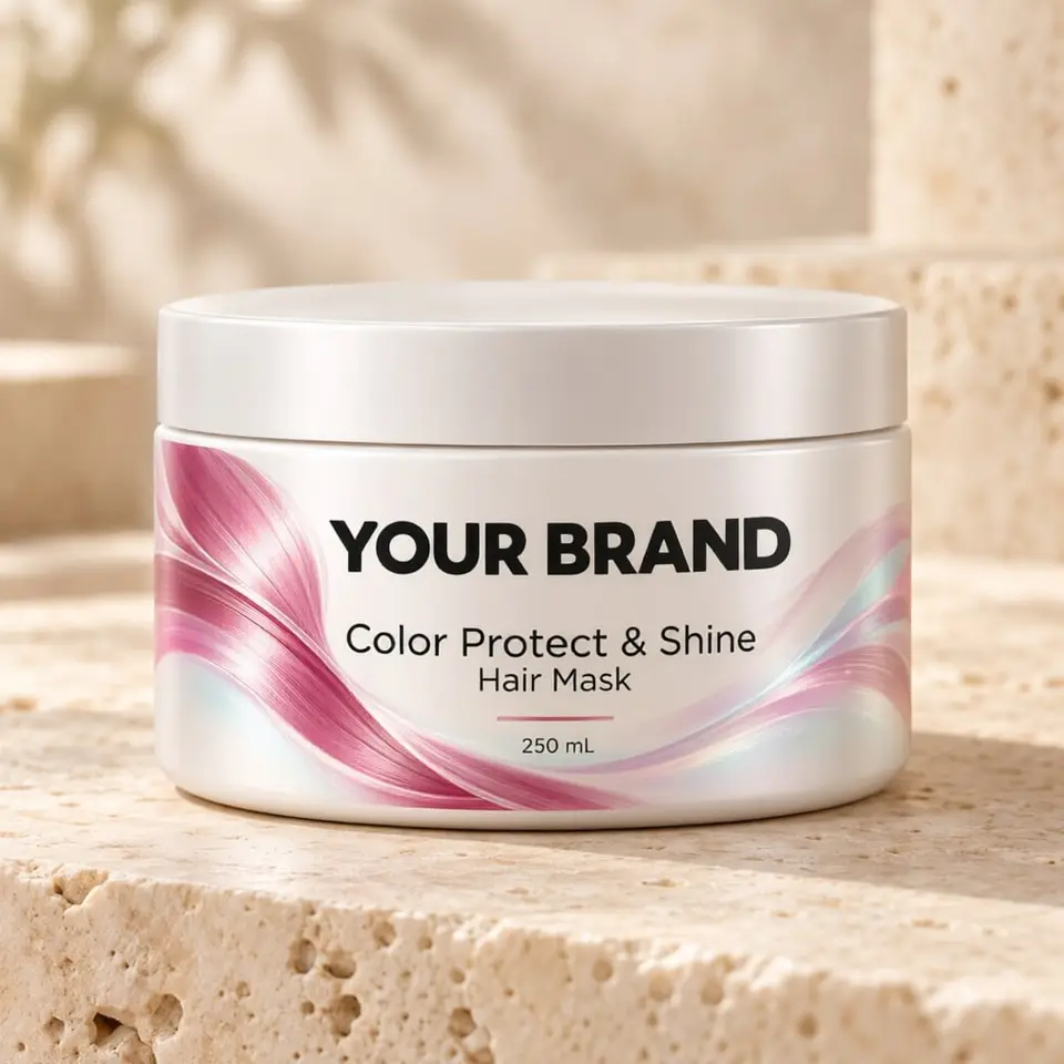 Color Protect and Shine Hair Mask — your brand — private-label concept, view 1 of 3