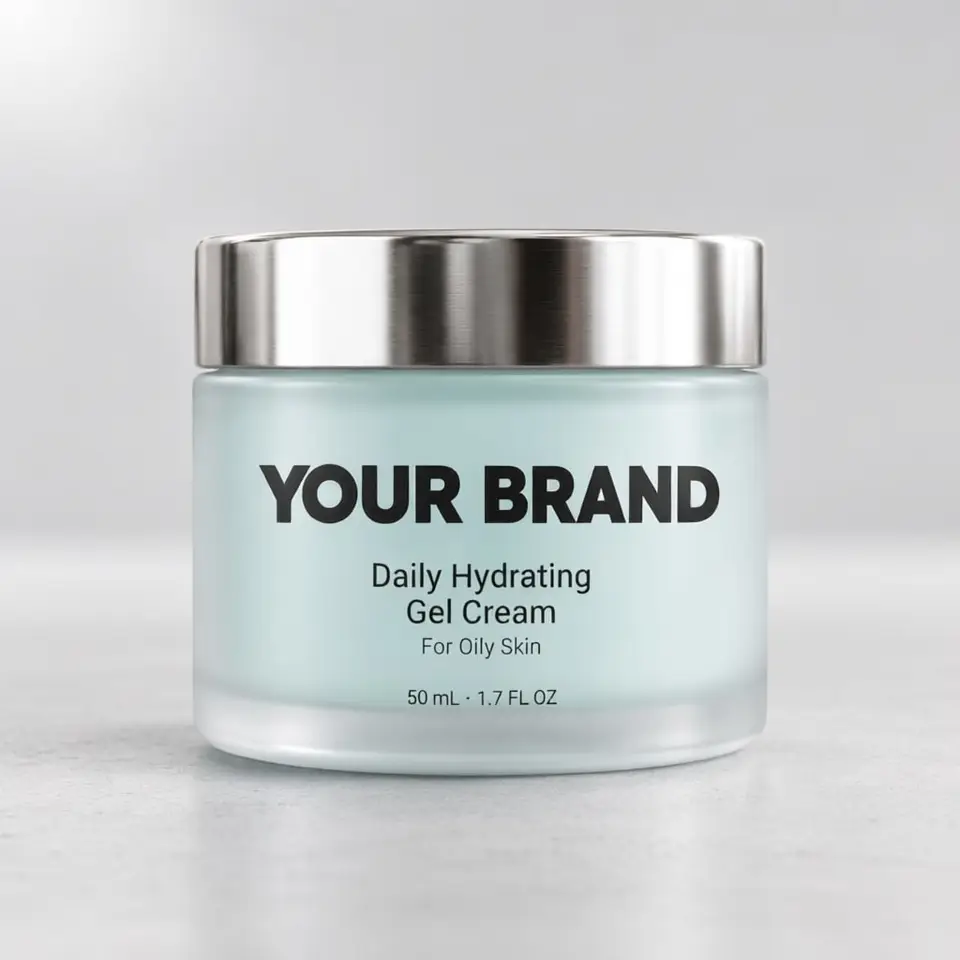Daily Hydrating Gel Cream (For Oily Skin) — your brand — private-label concept, view 1 of 3