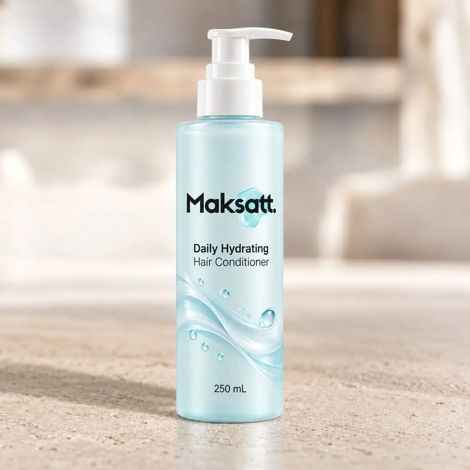 Daily Hydrating Hair Conditioner — digital packaging concept, view 1 of 3