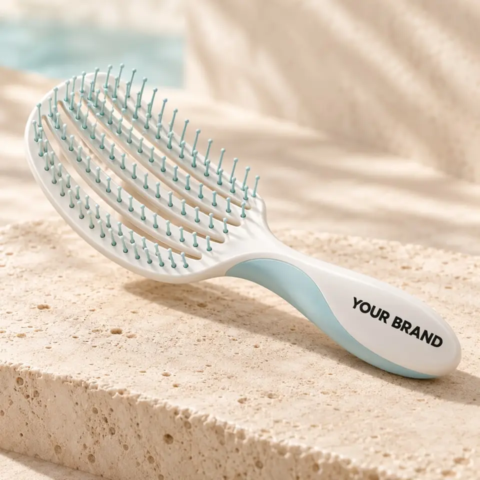 Detangling Flexible Brush — your brand — private-label concept, view 1 of 3