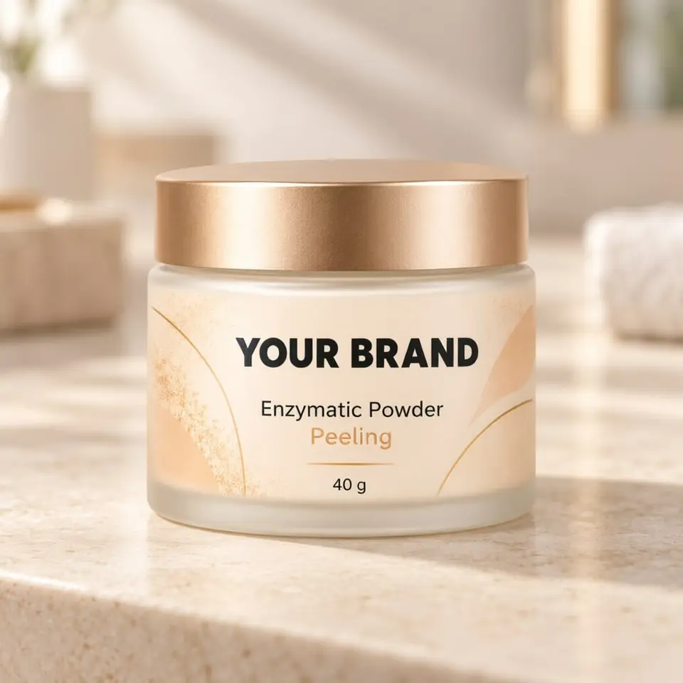 Enzymatic Powder Peeling — your brand — private-label concept, view 1 of 3