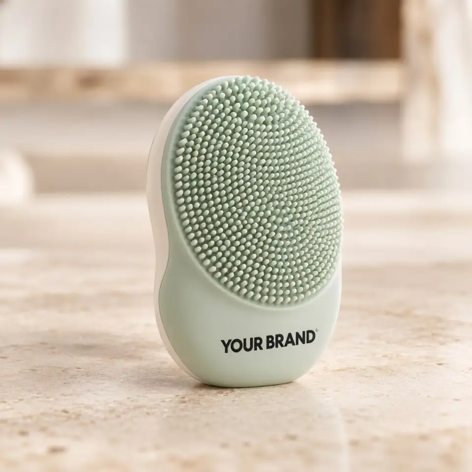 Facial Cleansing Device / Silicone Brush — your brand — private-label concept, view 1 of 3