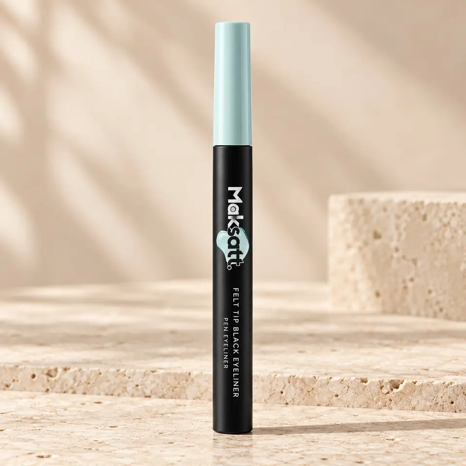 Felt Tip Black Eyeliner (Pen Eyeliner) — digital packaging concept, view 1 of 3