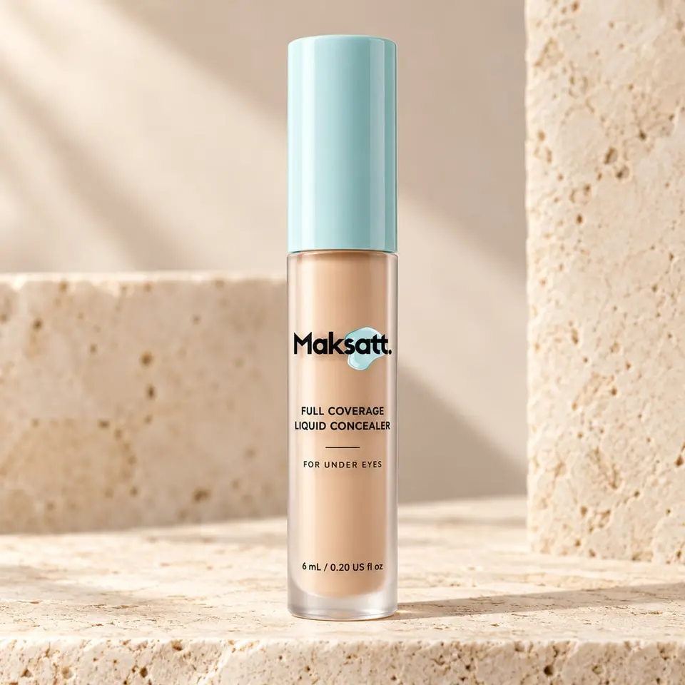 Full Coverage Liquid Concealer (For Under Eyes) — digital packaging concept, view 1 of 3