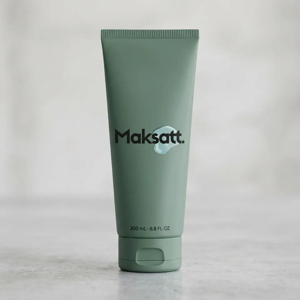 Glycolic Acid (AHA) Cleanser — digital packaging concept, view 1 of 3
