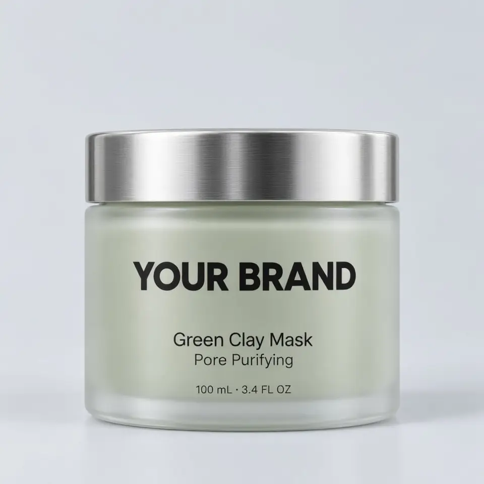 Clay Mask (Green Clay - Pore Purifying) — your brand — private-label concept, view 1 of 3
