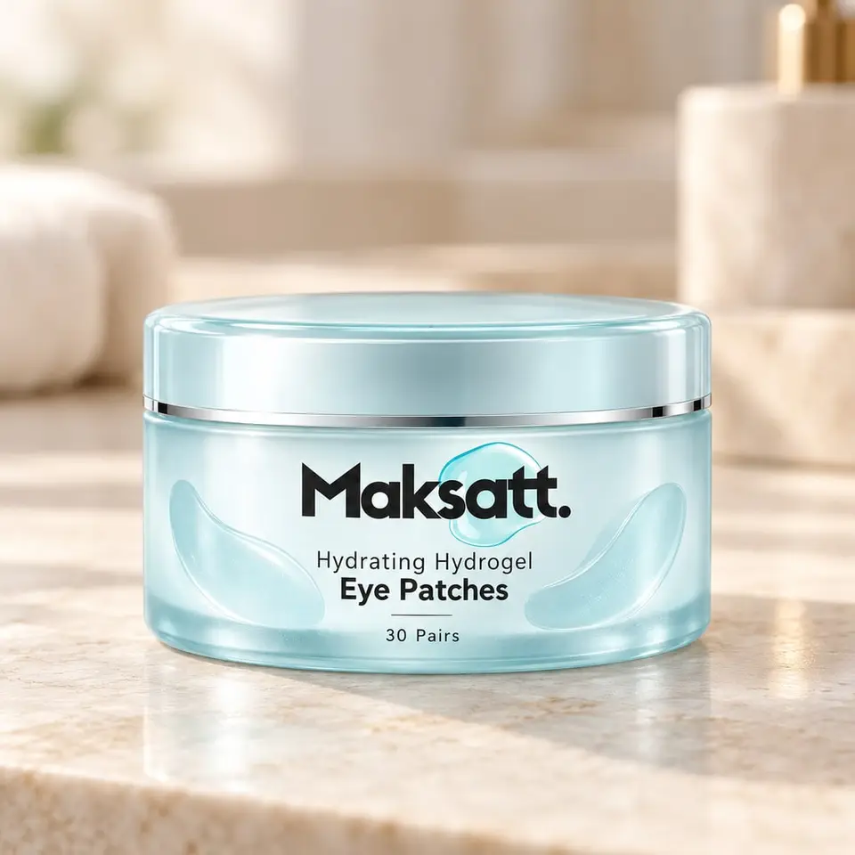 Hydrating Hydrogel Eye Patches — digital packaging concept, view 1 of 3