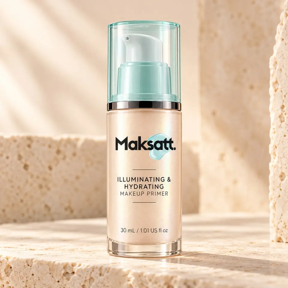 Illuminating and Hydrating Makeup Primer — digital packaging concept, view 1 of 3