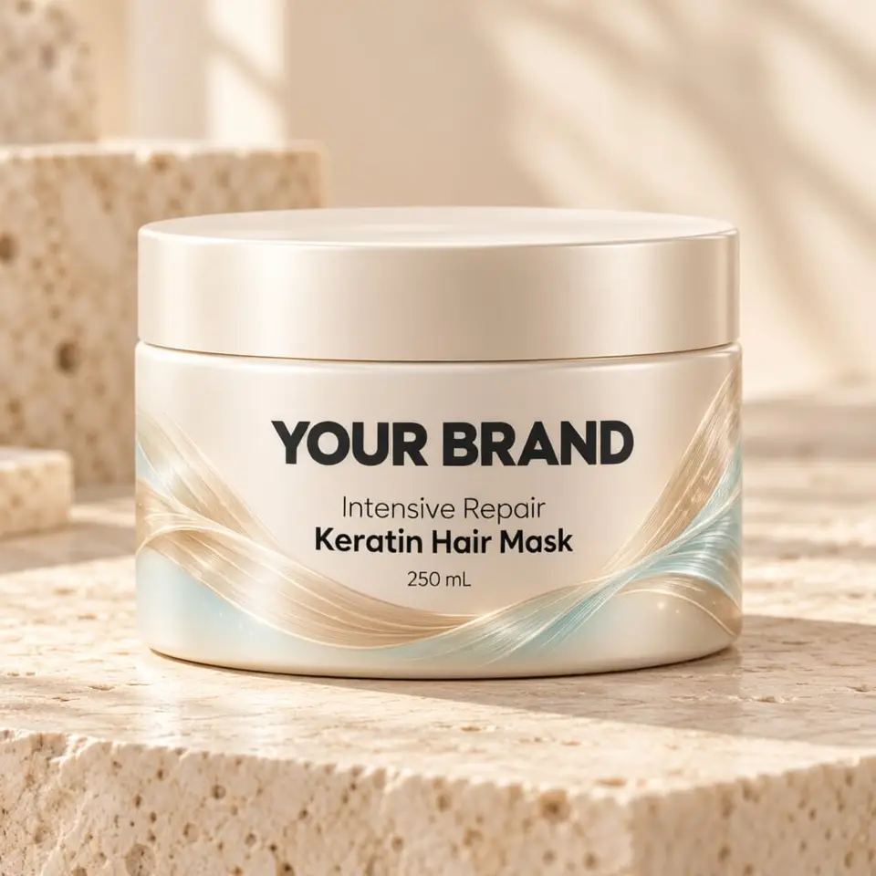 Intensive Repair Keratin Hair Mask — your brand — private-label concept, view 1 of 3