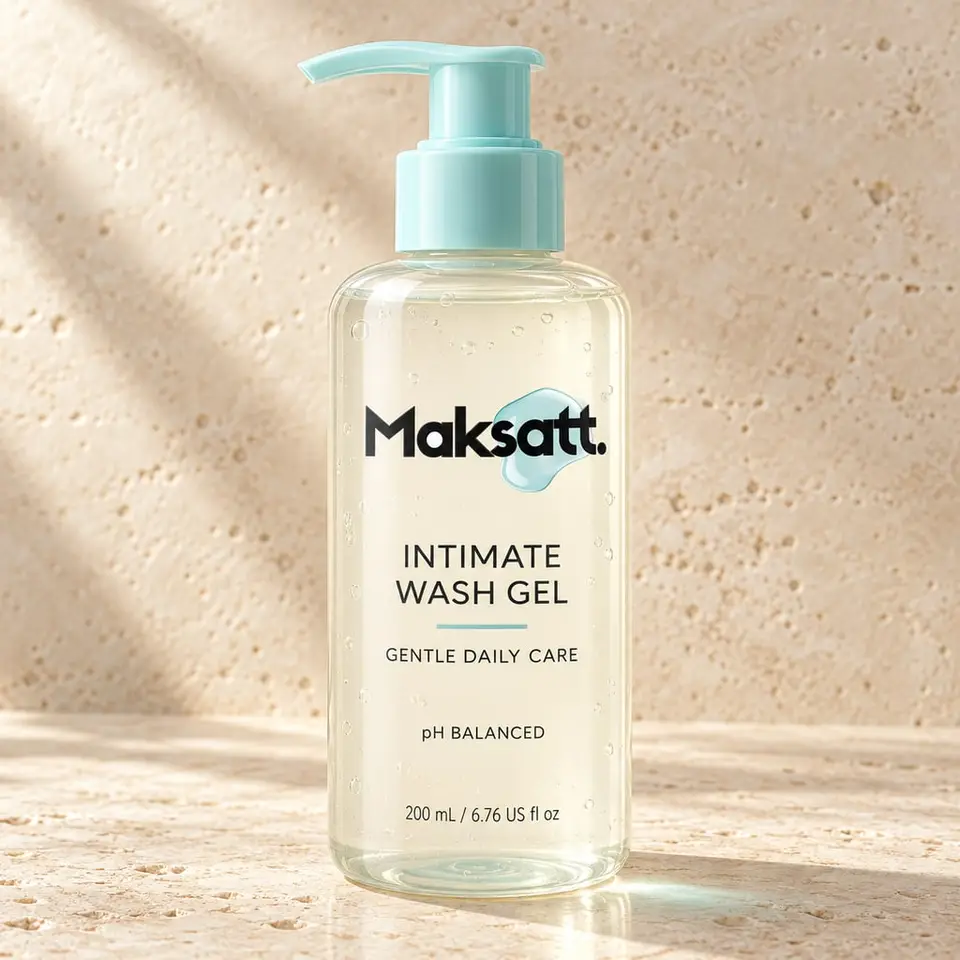 Intimate Wash Gel — digital packaging concept, view 1 of 3