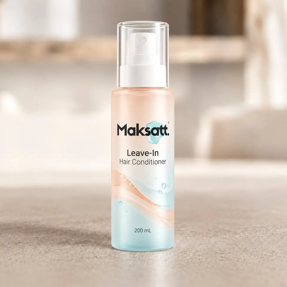 Leave-In Hair Conditioner — digital packaging concept, view 1 of 3