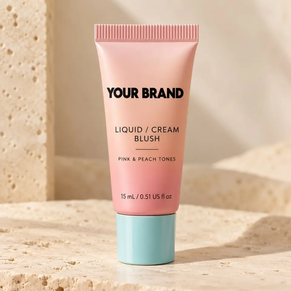 Liquid / Cream Blush (Pink and Peach Tones) — your brand — private-label concept, view 1 of 3
