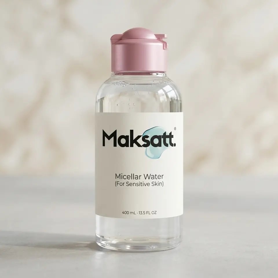 Micellar Water (For Sensitive Skin) — digital packaging concept, view 1 of 3