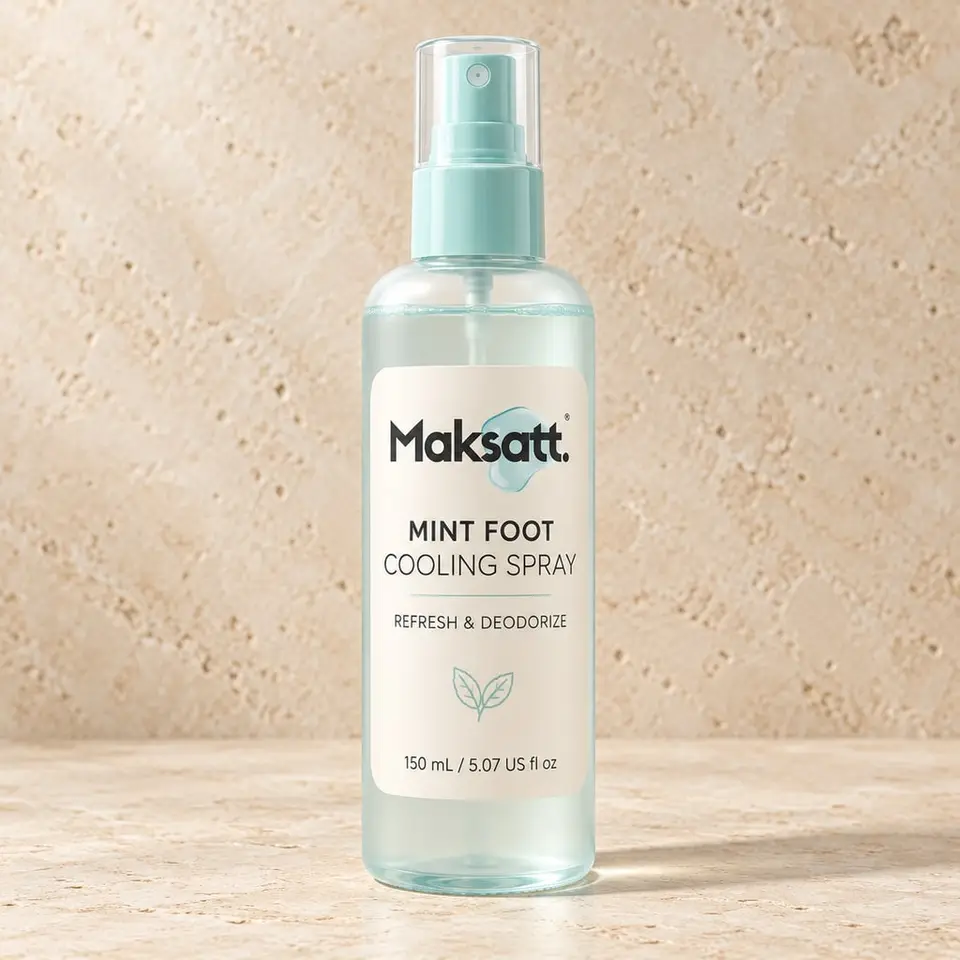 Mint Foot Cooling Spray — digital packaging concept, view 1 of 3
