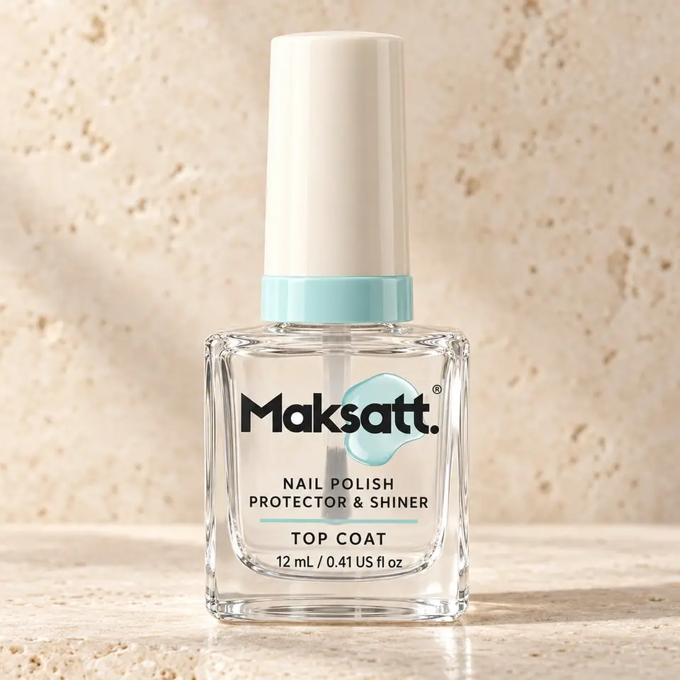 Nail Polish Protector and Shiner (Top Coat) — digital packaging concept, view 1 of 3