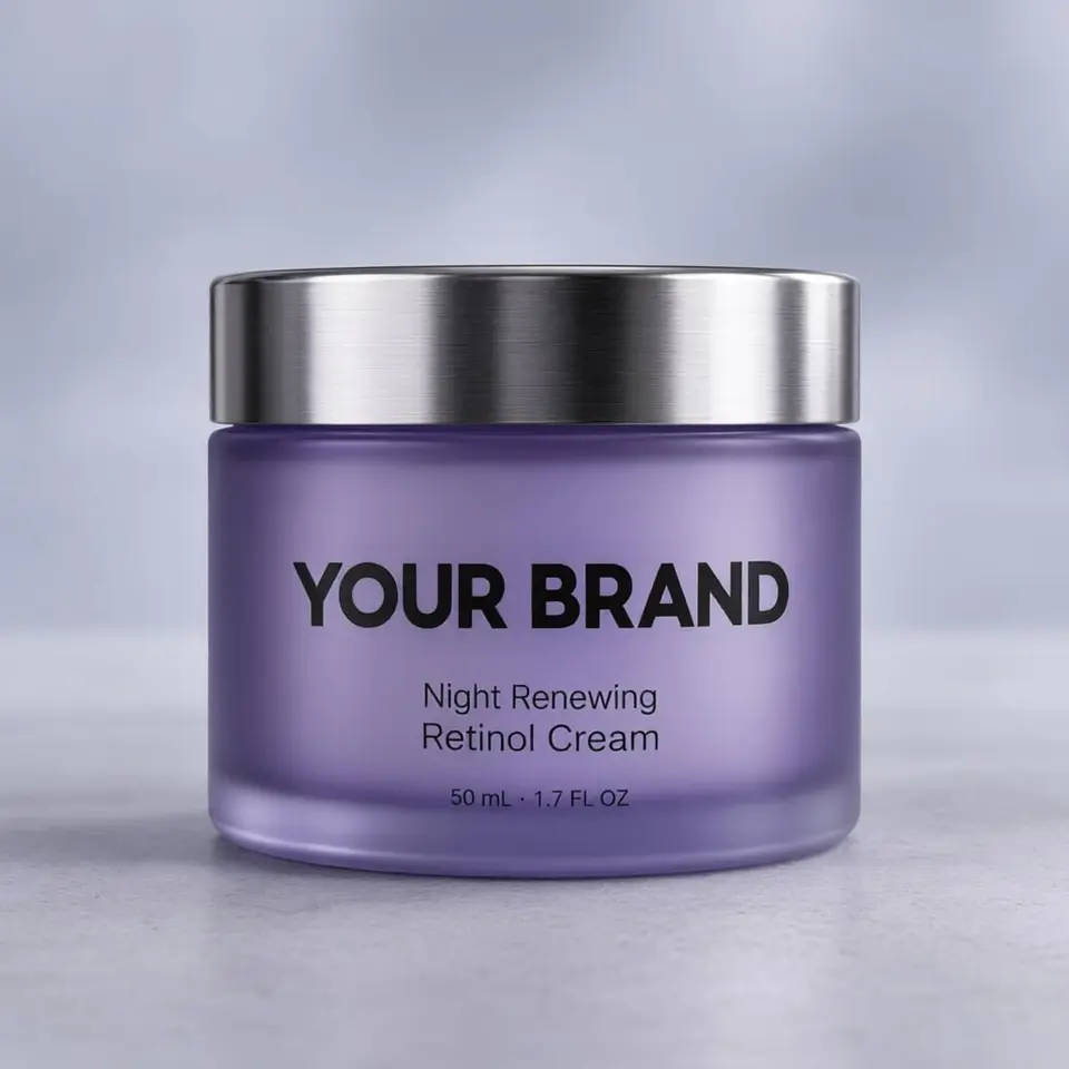 Night Renewing Retinol Cream — your brand — private-label concept, view 1 of 3