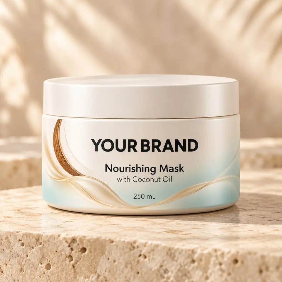 Nourishing Mask with Coconut Oil — your brand — private-label concept, view 1 of 3