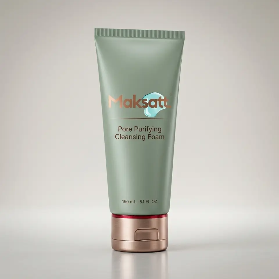 Pore Purifying Cleansing Foam — digital packaging concept, view 1 of 3