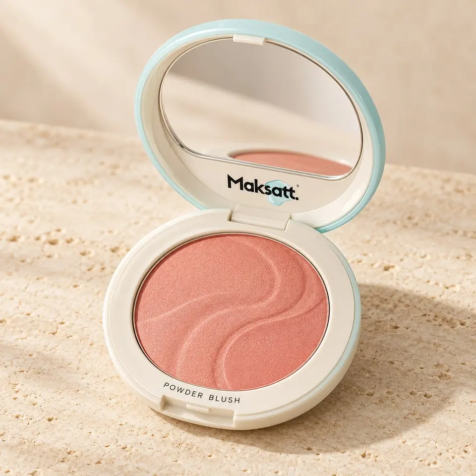 Powder Blush — digital packaging concept, view 1 of 3