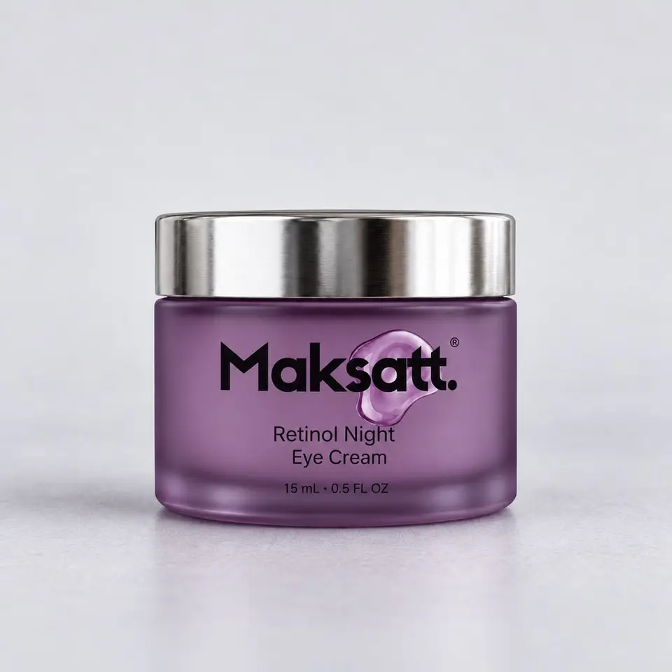Retinol Night Eye Cream — digital packaging concept, view 1 of 3