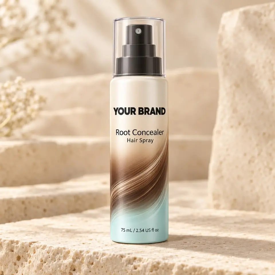 Root Concealer Hair Mascara / Spray — your brand — private-label concept, view 1 of 3