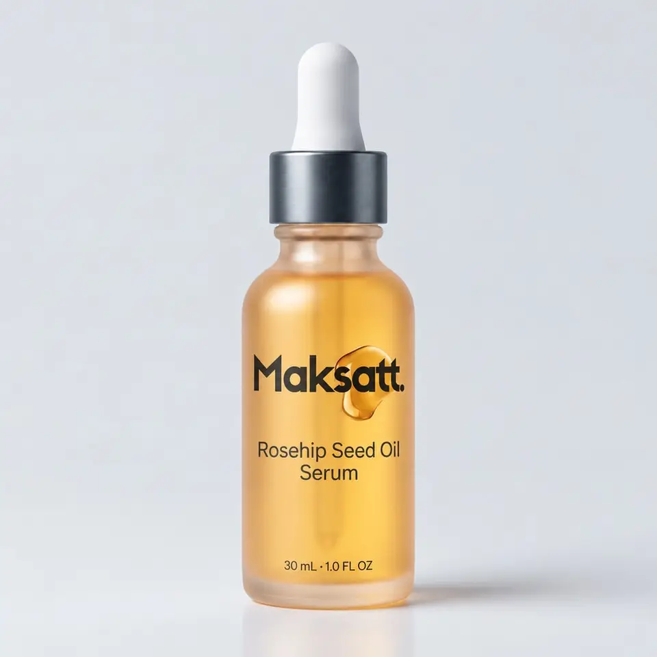 Rosehip Seed Oil Serum — digital packaging concept, view 1 of 3