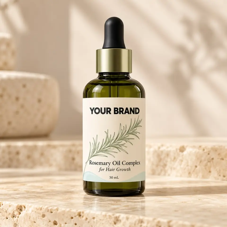 Rosemary Oil Complex for Hair Growth — your brand — private-label concept, view 1 of 3