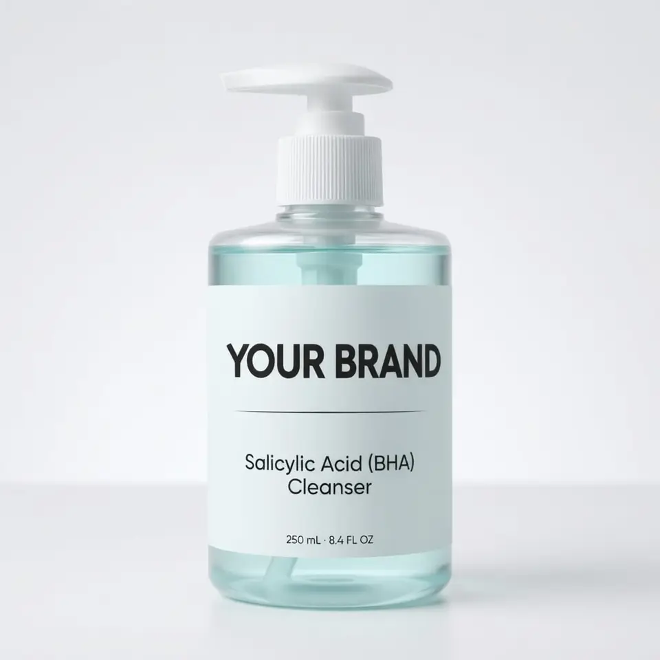 Salicylic Acid (BHA) Cleanser — your brand — private-label concept, view 1 of 3