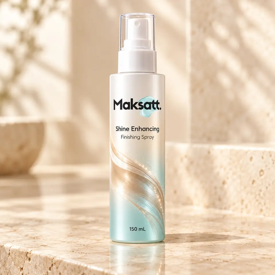 Shine Enhancing Finishing Spray — digital packaging concept, view 1 of 3