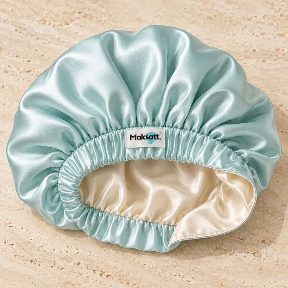 Silk Hair Bonnet (Night Protection) — digital packaging concept, view 1 of 3