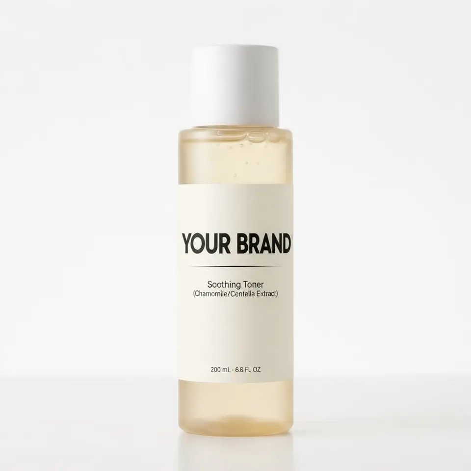 Soothing Toner (Chamomile/Centella Extract) — your brand — private-label concept, view 1 of 3