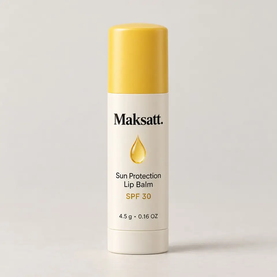 Sun Protection Lip Balm (SPF 30) — digital packaging concept, view 1 of 3
