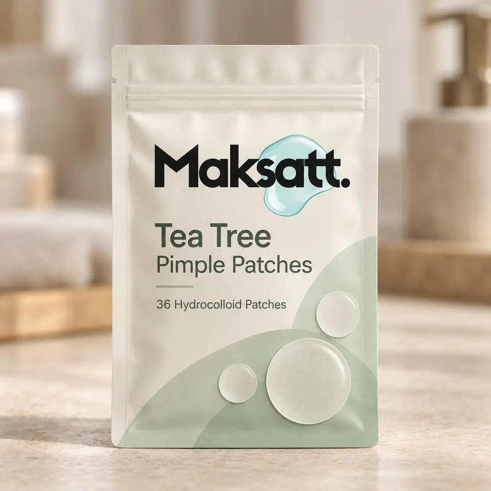 Tea Tree Pimple Patches — digital packaging concept, view 1 of 3