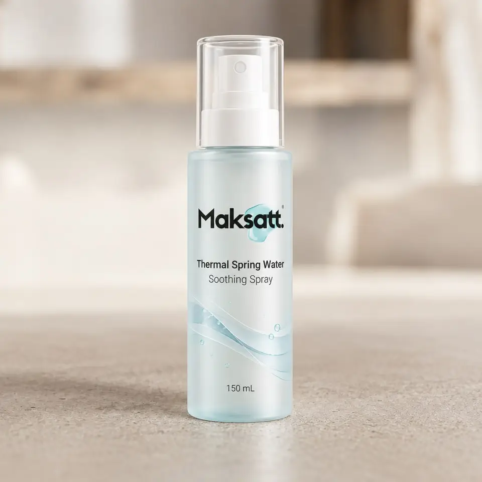 Thermal Spring Water Soothing Spray — digital packaging concept, view 1 of 3