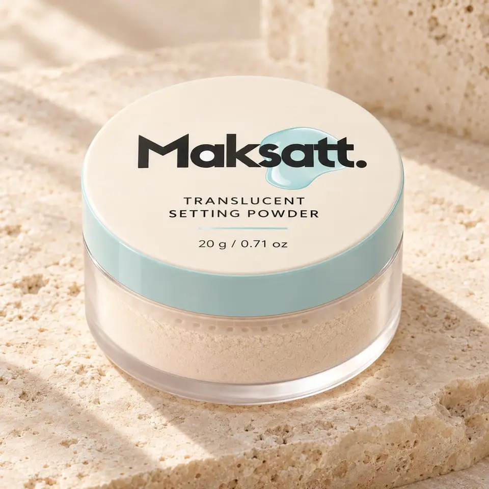 Translucent Setting Powder — digital packaging concept, view 1 of 3