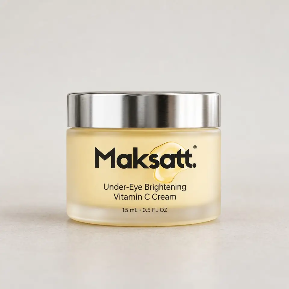 Under-Eye Brightening Vitamin C Cream — digital packaging concept, view 1 of 3