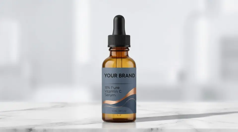 15% Pure Vitamin C Serum — your brand — private-label concept, view 1 of 3