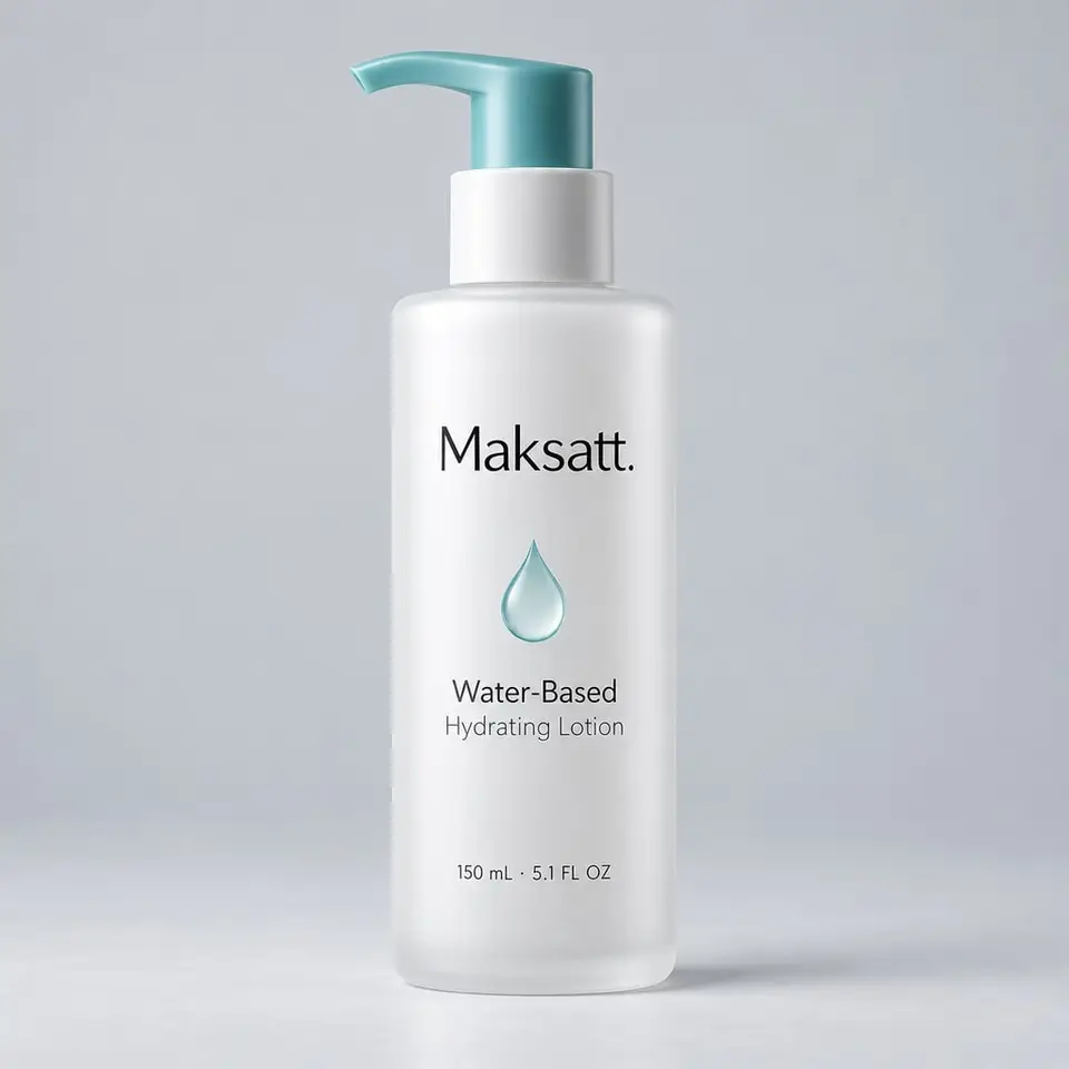 Water-Based Hydrating Lotion — digital packaging concept, view 1 of 3